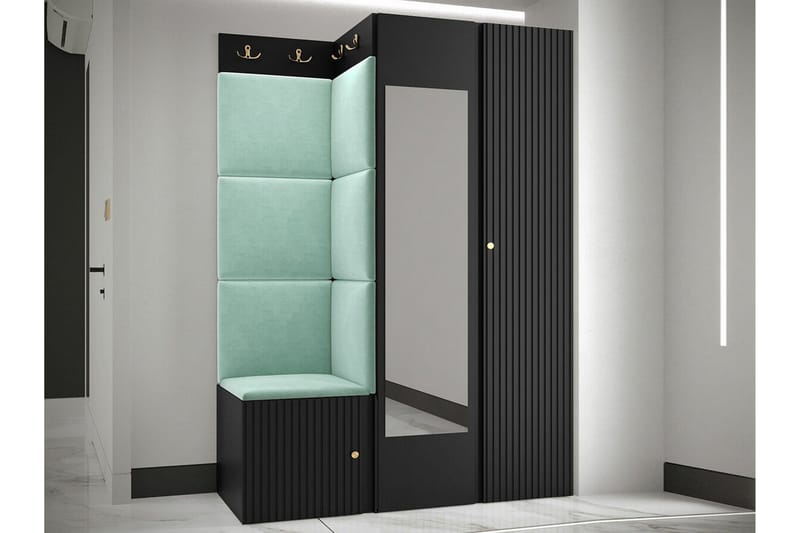 Dunvegan Highboard Black - Oppbevaring - Skap - Oppbevaringsskap