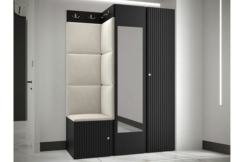 Dunvegan Highboard Black - Oppbevaring - Skap - Oppbevaringsskap