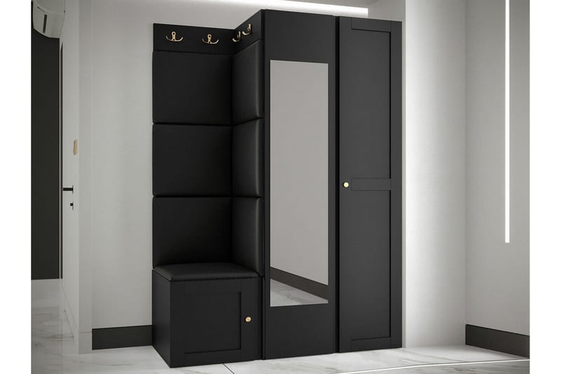 Dunvegan Highboard Black - Oppbevaring - Skap - Oppbevaringsskap