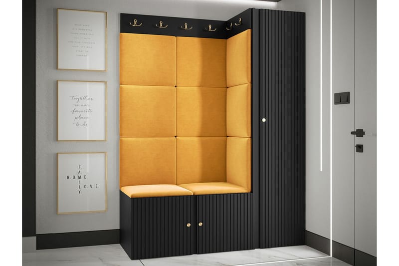 Dunvegan Highboard Black - Oppbevaring - Skap - Oppbevaringsskap