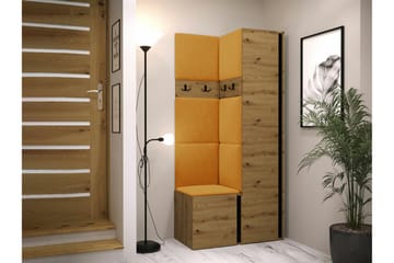 Dunvegan Highboard Brown/Yellow - Oppbevaring - Skap - Oppbevaringsskap