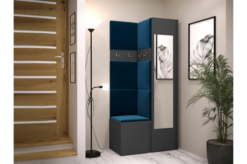 Dunvegan Highboard Graphite - Oppbevaring - Skap - Oppbevaringsskap