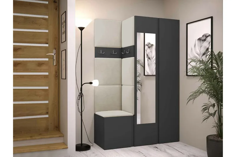 Dunvegan Highboard Graphite - Oppbevaring - Skap - Oppbevaringsskap