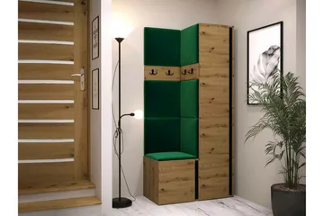 Dunvegan Highboard Green/Brown - Oppbevaring - Skap - Oppbevaringsskap