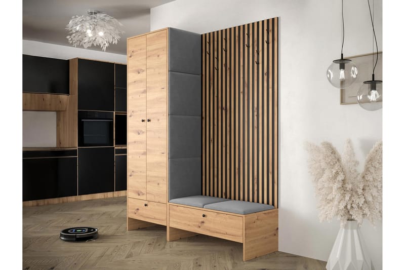 Dunvegan Highboard Grey - Oppbevaring - Skap - Oppbevaringsskap