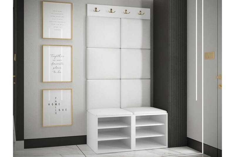 Dunvegan Highboard - Hvid - Oppbevaring - Skap - Oppbevaringsskap