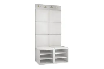 Dunvegan Highboard - Hvid - Oppbevaring - Skap - Oppbevaringsskap