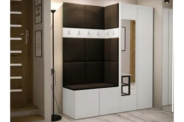 Dunvegan Highboard - Hvid - Oppbevaring - Skap - Oppbevaringsskap