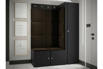 Dunvegan Highboard - Svart - Oppbevaring - Skap - Oppbevaringsskap