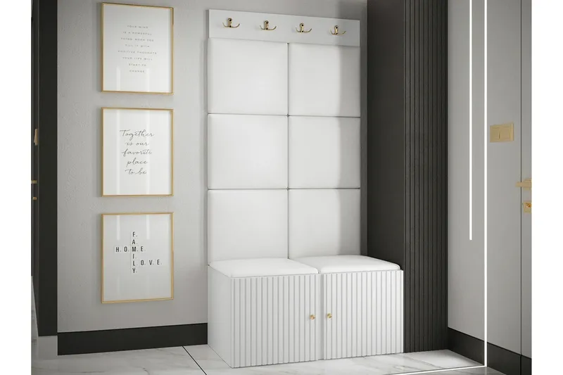 Dunvegan Highboard White - Oppbevaring - Skap - Oppbevaringsskap