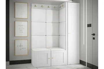 Dunvegan Highboard White - Oppbevaring - Skap - Oppbevaringsskap