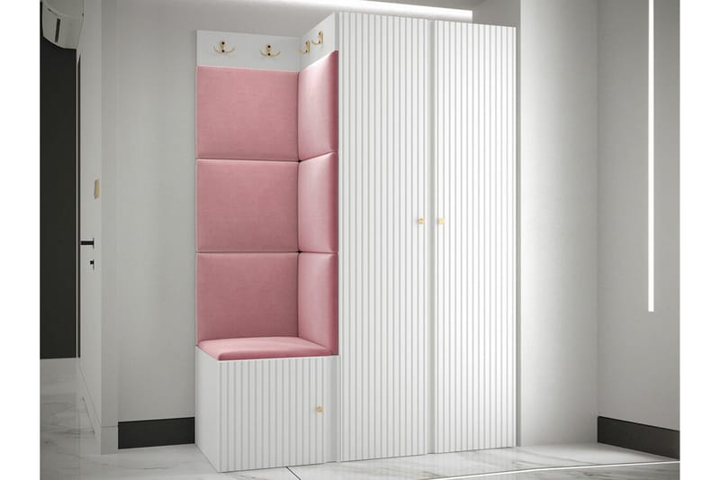 Dunvegan Highboard White - Oppbevaring - Skap - Oppbevaringsskap