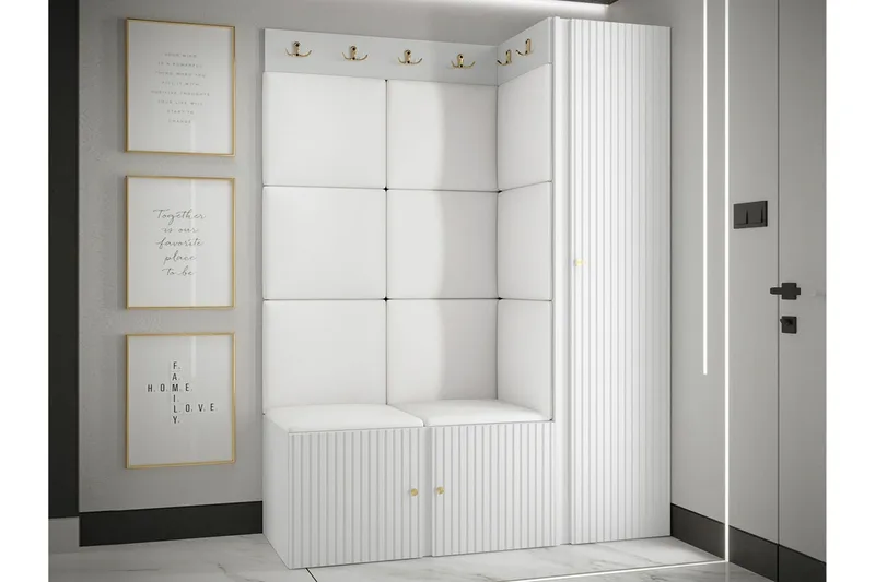 Dunvegan Highboard White - Oppbevaring - Skap - Oppbevaringsskap