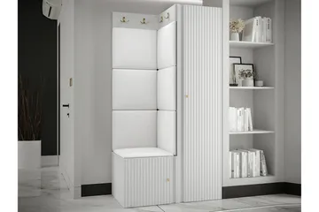 Dunvegan Highboard White - Oppbevaring - Skap - Oppbevaringsskap