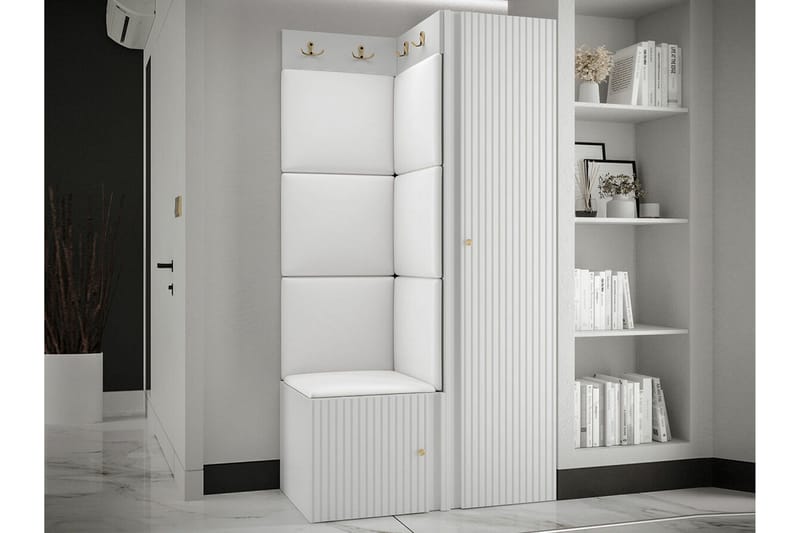 Dunvegan Highboard White - Oppbevaring - Skap - Oppbevaringsskap