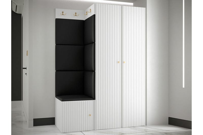 Dunvegan Highboard White - Oppbevaring - Skap - Oppbevaringsskap