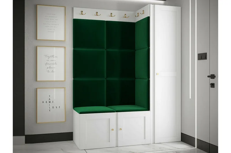 Dunvegan Highboard White - Oppbevaring - Skap - Oppbevaringsskap