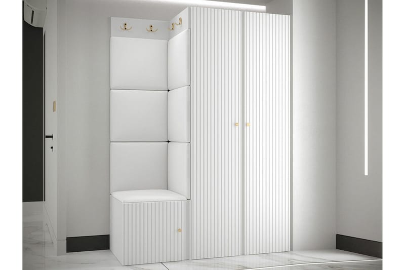 Dunvegan Highboard White - Oppbevaring - Skap - Oppbevaringsskap