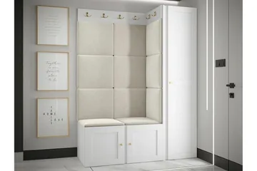 Dunvegan Highboard White - Oppbevaring - Skap - Oppbevaringsskap