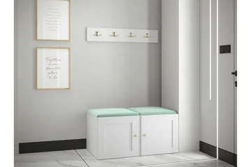 Dunvegan Highboard White - Oppbevaring - Skap - Oppbevaringsskap