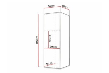 Dunvegan Highboard White - Oppbevaring - Skap - Oppbevaringsskap
