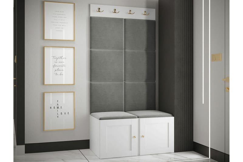 Dunvegan Highboard White - Oppbevaring - Skap - Oppbevaringsskap