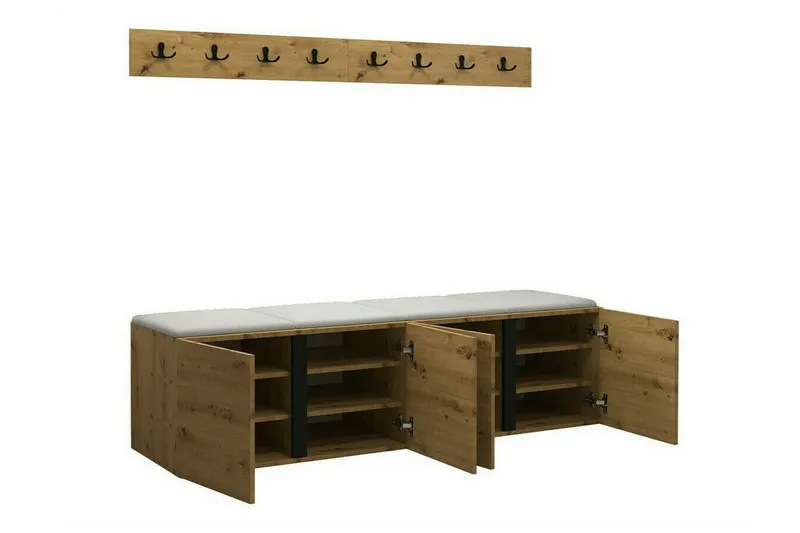 Dunvegan Highboard White - Oppbevaring - Skap - Oppbevaringsskap