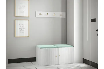 Dunvegan Highboard White - Oppbevaring - Skap - Oppbevaringsskap