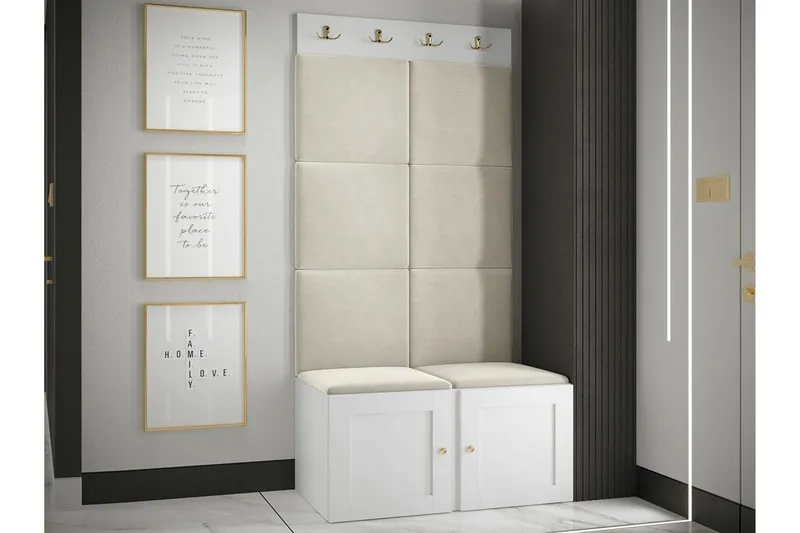 Dunvegan Highboard White - Oppbevaring - Skap - Oppbevaringsskap