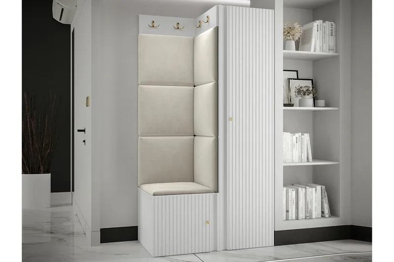 Dunvegan Highboard White - Oppbevaring - Skap - Oppbevaringsskap