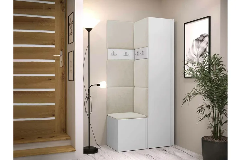 Dunvegan Highboard White - Oppbevaring - Skap - Oppbevaringsskap