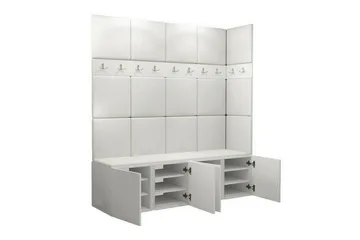 Dunvegan Highboard White - Oppbevaring - Skap - Oppbevaringsskap
