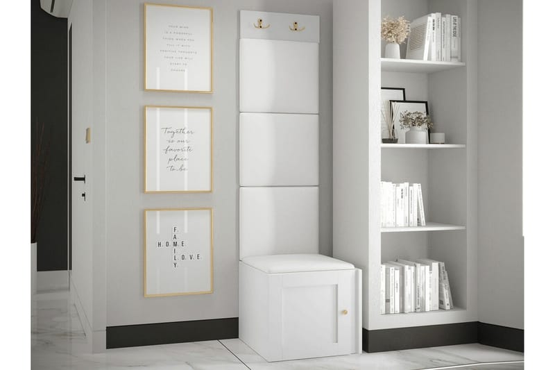 Dunvegan Highboard White - Oppbevaring - Skap - Oppbevaringsskap