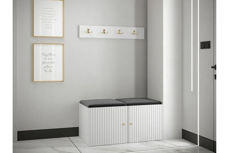 Dunvegan Highboard White - Oppbevaring - Skap - Oppbevaringsskap