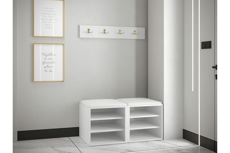 Dunvegan Highboard White - Oppbevaring - Skap - Oppbevaringsskap