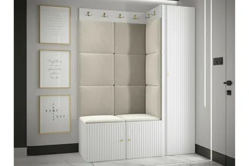 Dunvegan Highboard White - Oppbevaring - Skap - Oppbevaringsskap