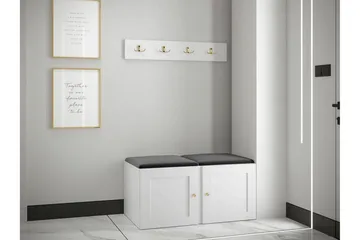 Dunvegan Highboard White - Oppbevaring - Skap - Oppbevaringsskap