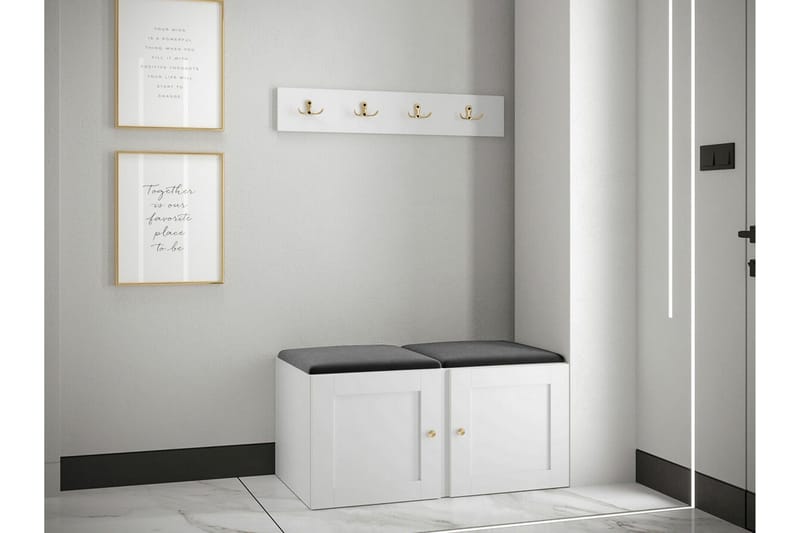 Dunvegan Highboard White - Oppbevaring - Skap - Oppbevaringsskap