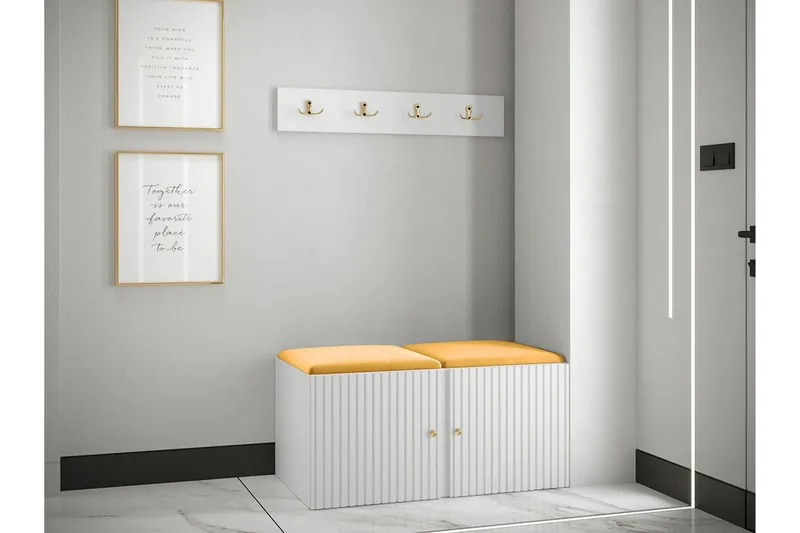 Dunvegan Highboard White - Oppbevaring - Skap - Oppbevaringsskap