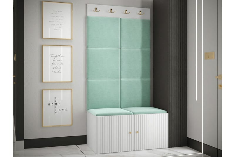 Dunvegan Highboard White - Oppbevaring - Skap - Oppbevaringsskap