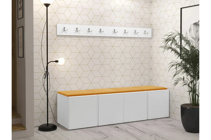 Dunvegan Highboard White - Oppbevaring - Skap - Oppbevaringsskap