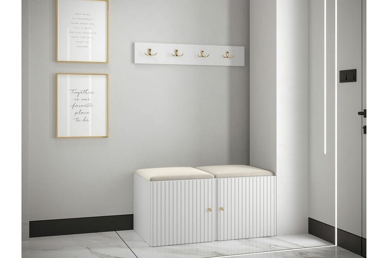 Dunvegan Highboard White - Oppbevaring - Skap - Oppbevaringsskap