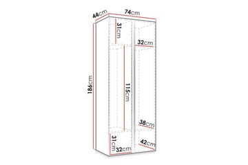 Dunvegan Highboard White - Oppbevaring - Skap - Oppbevaringsskap