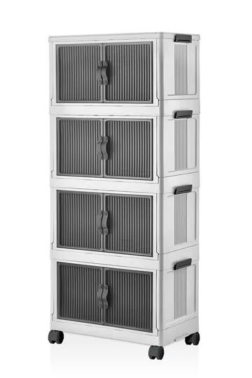 Flerbruks skap Hanah Home Lavine 127 (56 x 127 x 56 cm) Hvit