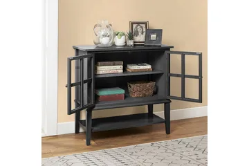 Franklin Oppbevaringskap 80x40 cm Svart - Dorel Home - Oppbevaring - Skap - Oppbevaringsskap