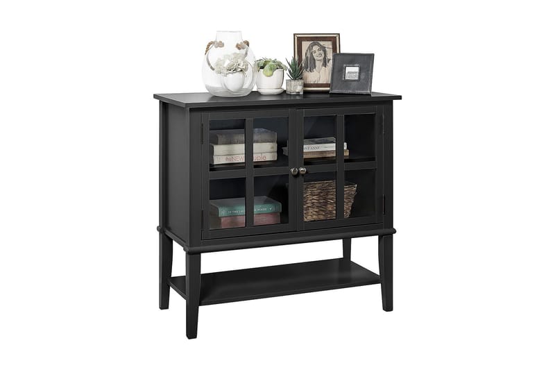 Franklin Oppbevaringskap 80x40 cm Svart - Dorel Home - Oppbevaring - Skap - Oppbevaringsskap