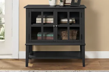 Franklin Oppbevaringskap 80x40 cm Svart - Dorel Home - Oppbevaring - Skap - Oppbevaringsskap