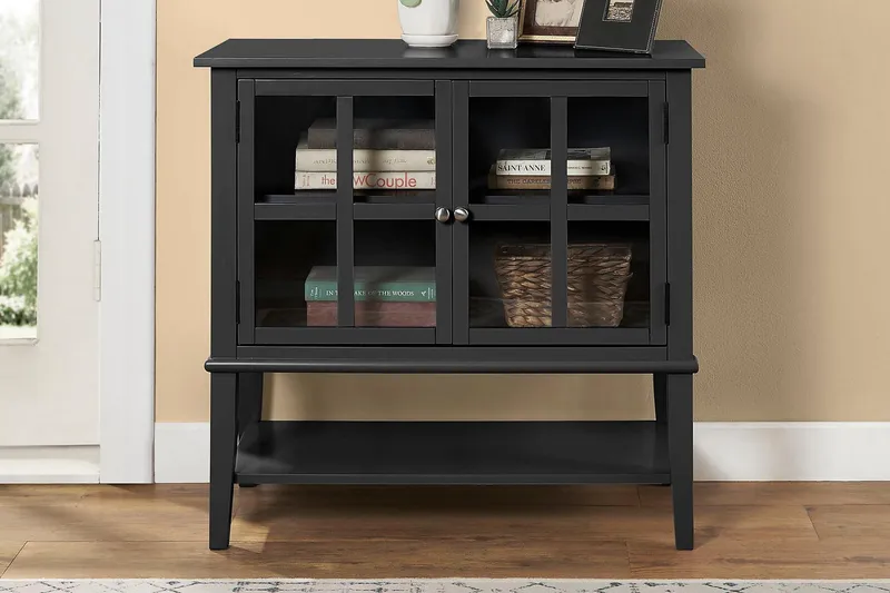 Franklin Oppbevaringskap 80x40 cm Svart - Dorel Home - Oppbevaring - Skap - Oppbevaringsskap