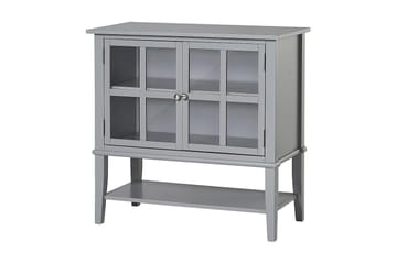 Franklin Oppbevaringsskap 80x40 cm Grå - Dorel Home - Oppbevaring - Skap - Oppbevaringsskap