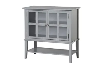 Franklin Oppbevaringsskap 80x40 cm Grå - Dorel Home - Oppbevaring - Skap - Oppbevaringsskap